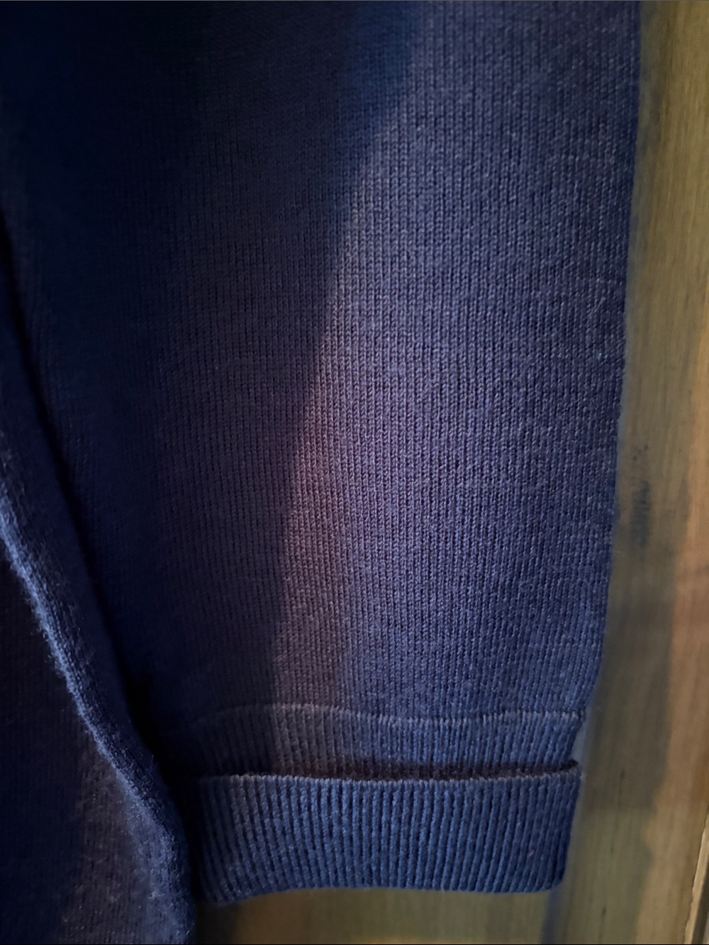 LOFT Navy Long Sleeve Button Cardigan - Picture 4 of 4